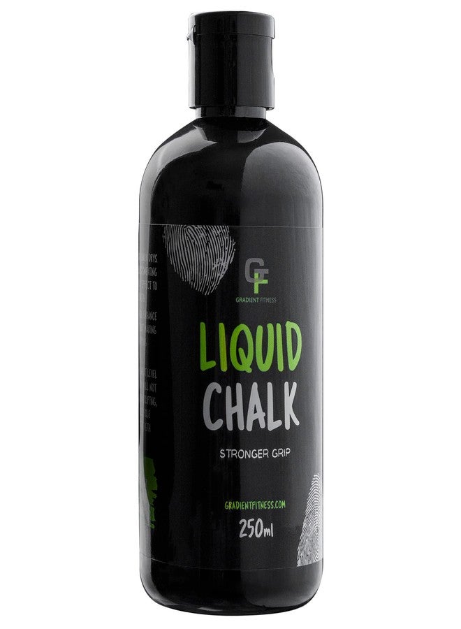 Gradient Fitness Liquid Chalk, Gym Chalk, Lifting Chalk, Rock Climbing Chalk, Pole Grip, Chalk for Weightlifting Chalk, Workout Chalk, Liquid Chalk Weightlifting, Dry Hands Pole Grip, Hand Chalk 250ml - Image 1