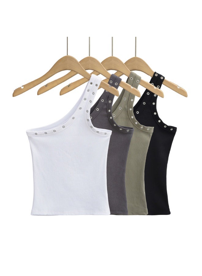 KUYING New Comfortable Skin Friendly Breathable And Slim Fit Vest Set Of 4  - Image 1