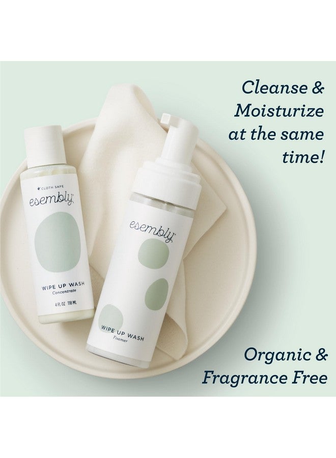 Esembly Wipe Up Wash Refill, Organic No-Rinse Foaming Wipes Solution, Natural Baby Wipe Solution for Reusable Wipes, Concentrate Refill Only, 8oz Bottle - Image 2