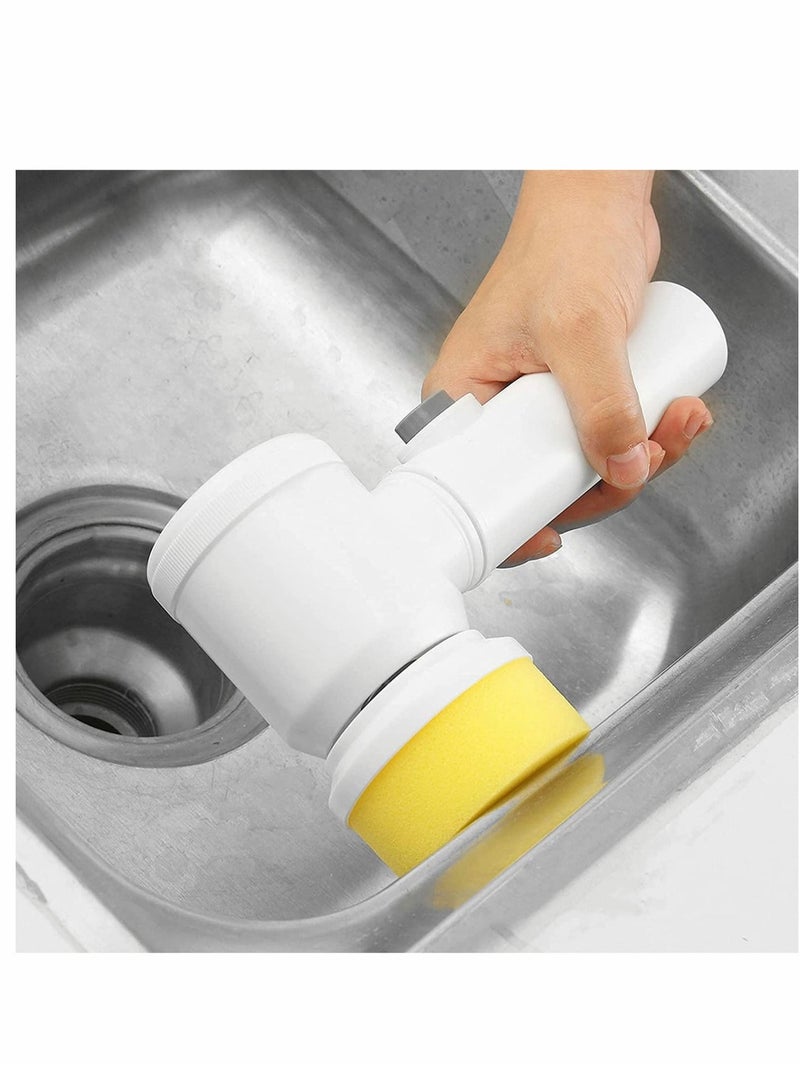 Electric Spin Scrubber, Household Cleaning Tool, Portable Spin Scrubber,for B【 Standard 】6.89x2.9x10.2 inches and weighs 0.82 pounds.Material: ABS.athroom/Wall/Tile Floor/Bathtub/Baseboard/Toilet/Kitc  - Image 5