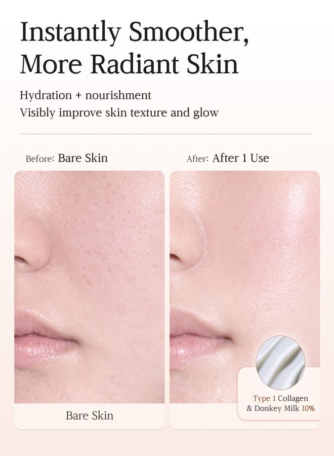 BLANC DUBU Nuborn Cell Donkey Milk Collagen Cream | Instant glow with 10% Donkey Milk | Type 1 Collagen for Visibly Smooth and Dewy Skin | All Skin Types 65ml (2.19 fl oz - Image 2