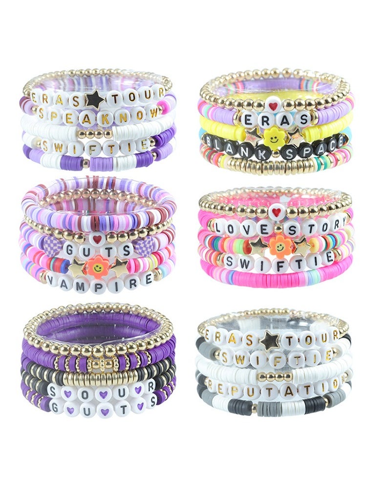 Taylor Swift Taylor Swift Eras Tour Swiftie Bead Bracelet set  - Image 2