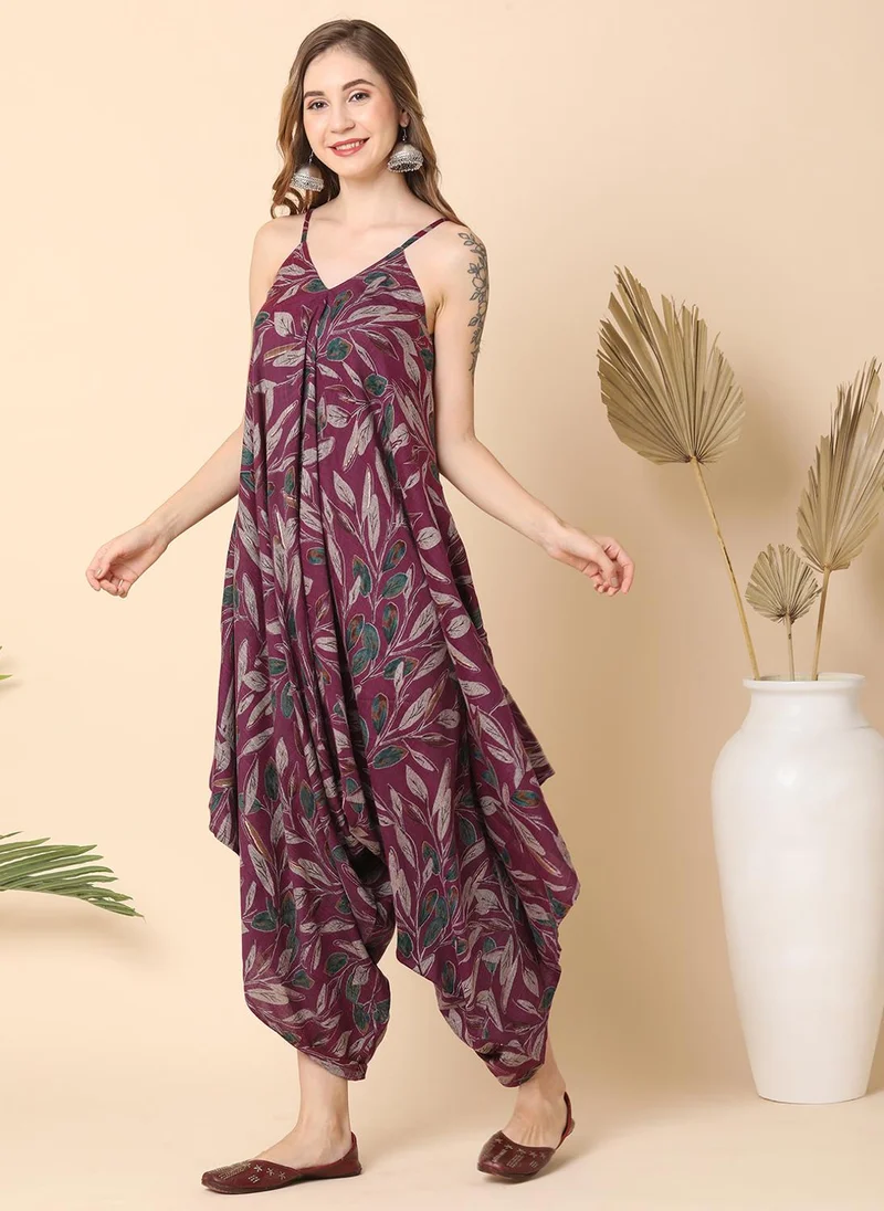 Globus Women All Over Printed Dhoti Style Fusion Jumpsuit