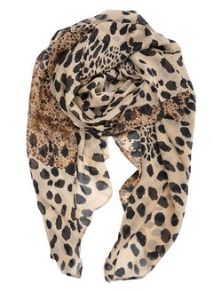 YOUR SMILE Ladies/Women's Lightweight Floral Print/Solid Color mixture Shawl Scarf For Spring Summer season (Leopard 2) - pzsku/Z276D9093679D4DB793A3Z/45/_/1692789915/5cd93931-2898-44cc-b2b9-9c4c4a4cd4bf