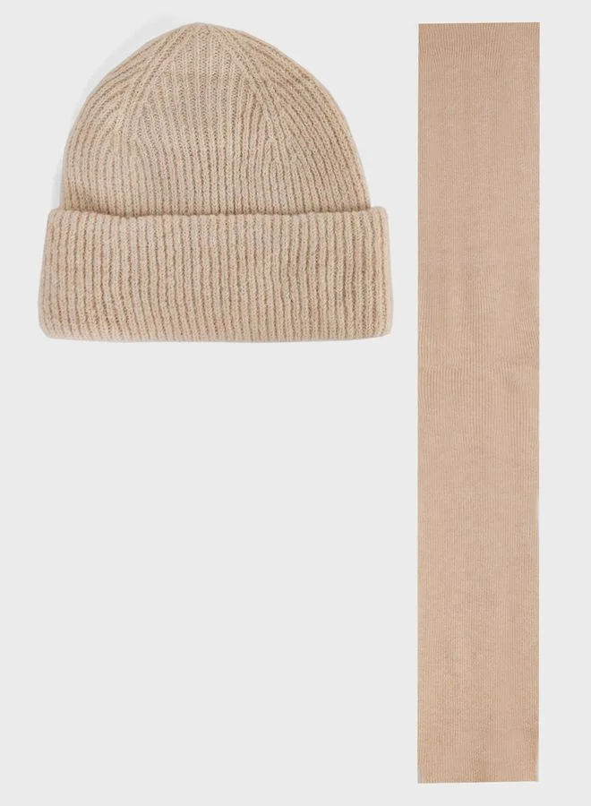 Ginger Winter Beanie & Scarf Set