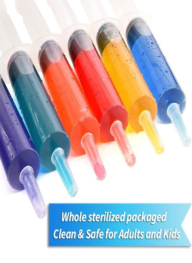 PISSION 100 Pack Syringes with Tip Cap, 20ml Liquid Syringe BPA-Free Suringes - Image 4