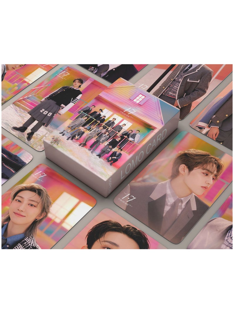 EHOME - 55Pcs SEVENTEEN 2024 New Album '17 IS RIGHT HERE' Lomo Card - Image 1