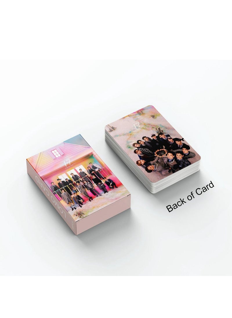 EHOME - 55Pcs SEVENTEEN 2024 New Album '17 IS RIGHT HERE' Lomo Card - Image 1