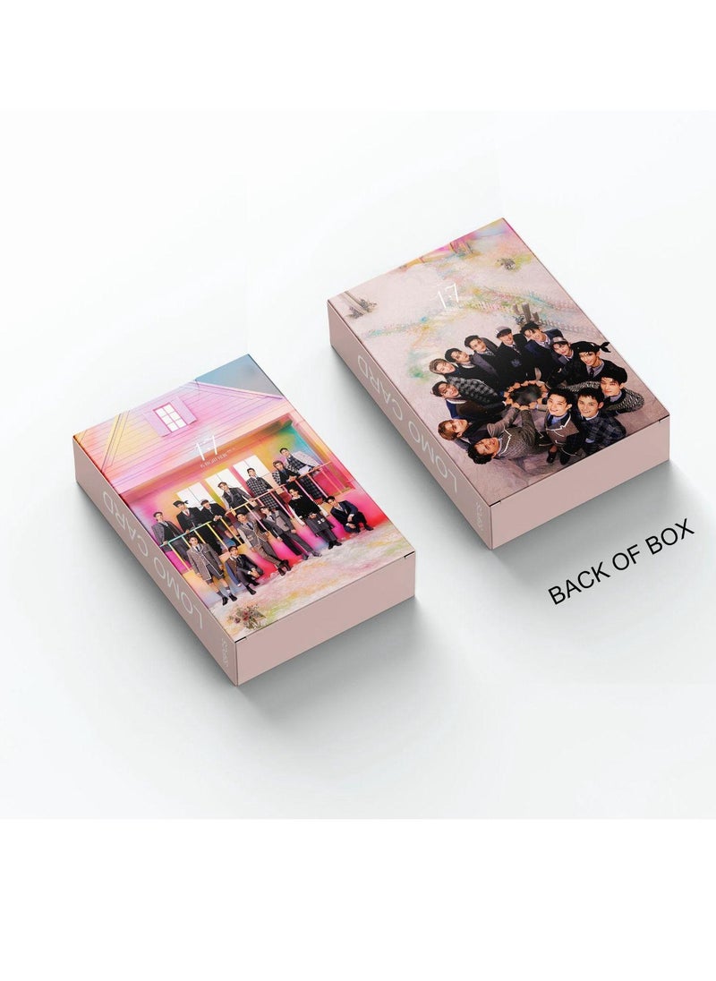 EHOME - 55Pcs SEVENTEEN 2024 New Album '17 IS RIGHT HERE' Lomo Card - Image 1