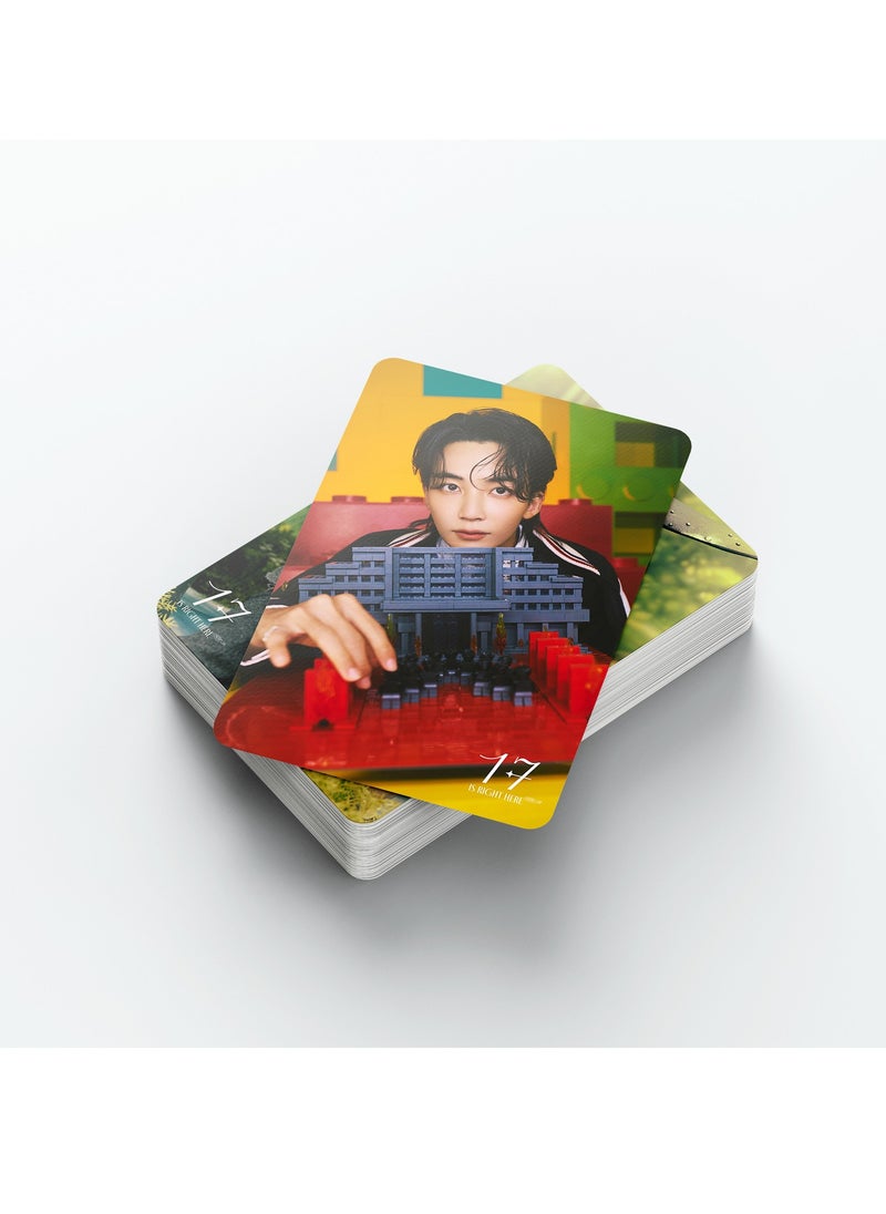EHOME - 55Pcs SEVENTEEN 2024 New Album '17 IS RIGHT HERE' Lomo Card - Image 1