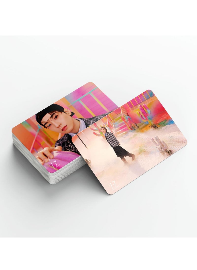 EHOME - 55Pcs SEVENTEEN 2024 New Album '17 IS RIGHT HERE' Lomo Card - Image 1