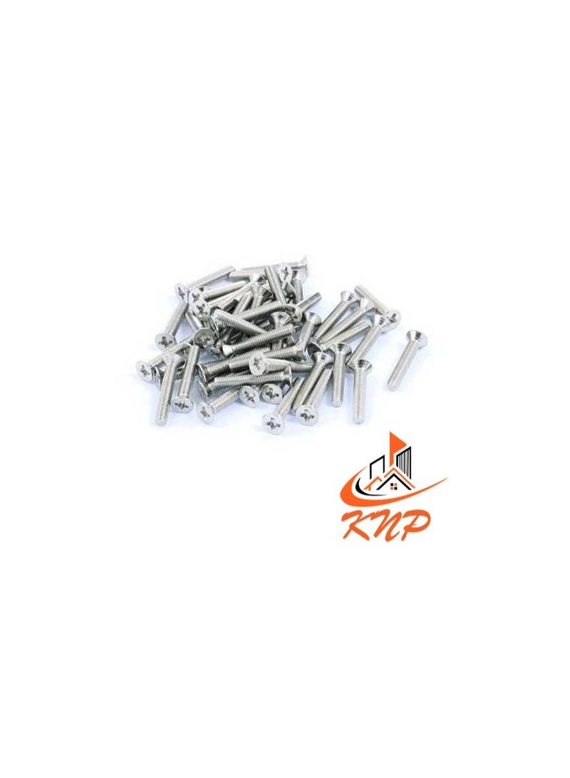 KNP KNP Countersunk Machine Screws - Pack of 200 (M4 x 12mm) - Image 3