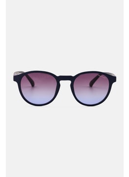 GANT Men GA7234 Round Sunglasses, Navy  - Image 1