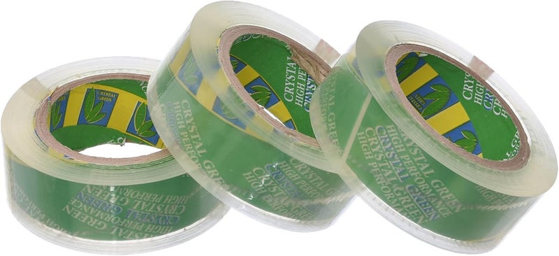 Wide Tape 3 Rolls Crystal Clear - Excellent Adhesion and Long Life - 300 Yards - Image 3