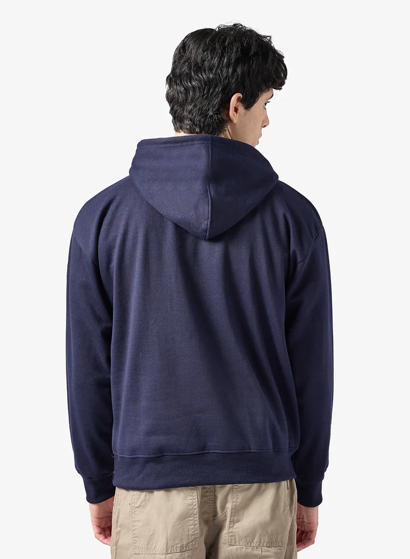 Seventy Five Basics Graphic Print Hoodie