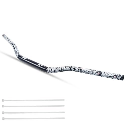JXPANG Universal 28mm 118 Handle Bar For CRF KLX KX LTR TRX SX SXF EXC XCW Motocross Pit Dirt Bike Scooter ATV Quad Bike Grizzly Hawk 250 Bicycles Black - Image 1