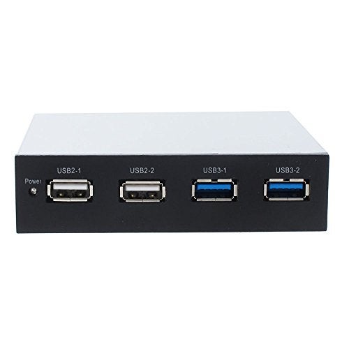 Sedna 2-Port USB 3.0 + 2-Port USB 2.0 3.5" Floppy Bay Front Panel with 5.25" Mounting Kit - Image 5