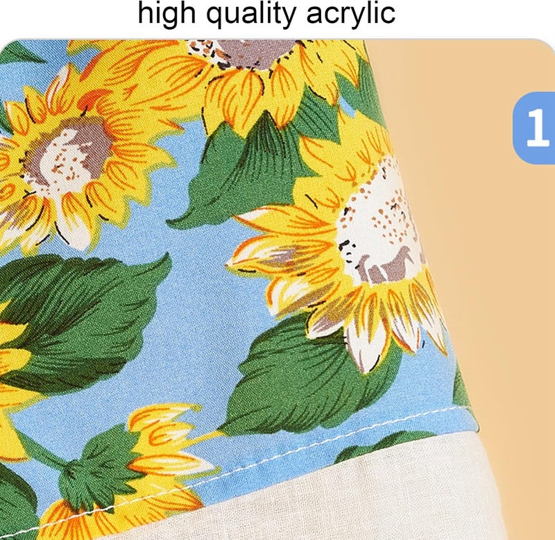 Pet Sunflower Skirt, Breathable Soft Acrylic, Sun Protection Summer Wear for Dogs and Cats - Cute Design, Comfortable Fit, Ideal for Outdoor and Indoor Use (XL) - Image 5
