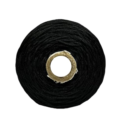Crochela 1 MM Nylon Macrame Cord/Thread/Dori (Purse Thread) for Jewellery Making, Bags and Many Other DIY Crafts (Weight : 200 Grams | Length : 400 Meters) (Black) - Image 2