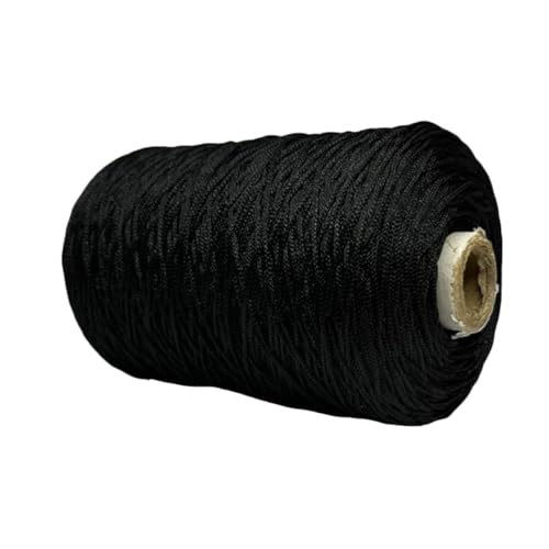 Crochela 1 MM Nylon Macrame Cord/Thread/Dori (Purse Thread) for Jewellery Making, Bags and Many Other DIY Crafts (Weight : 200 Grams | Length : 400 Meters) (Black) - Image 3