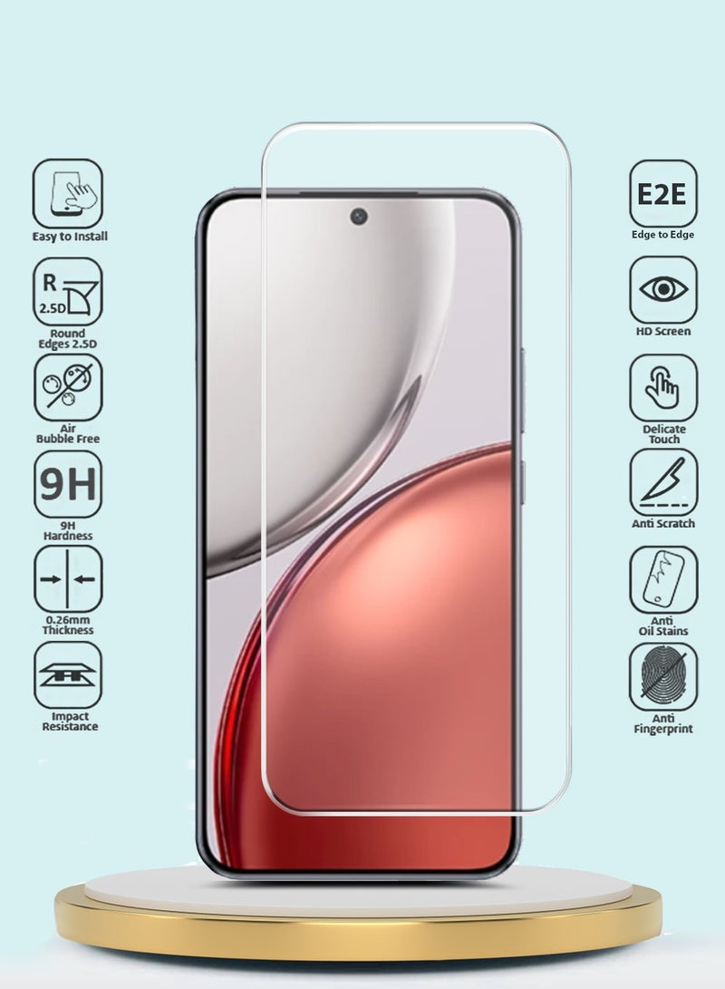 GMAX Honor X9d 5G 2025 GMAX Premium Series Curved Edges 9H 2.5D Tempered Glass Screen Protector - Clear - Image 2