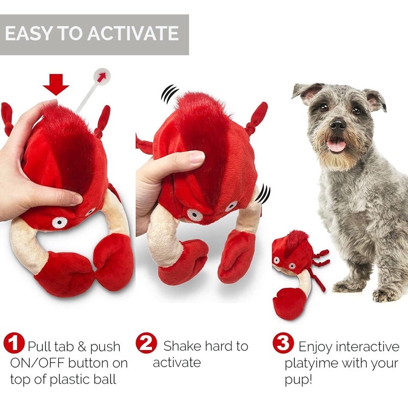Hyper Pet Doggie Pal Interactive Dog Toys (Dog Toy that Wiggles, Vibrates, and Barks–Plush Dog Toys for Boredom and Stimulating Play) - Image 3