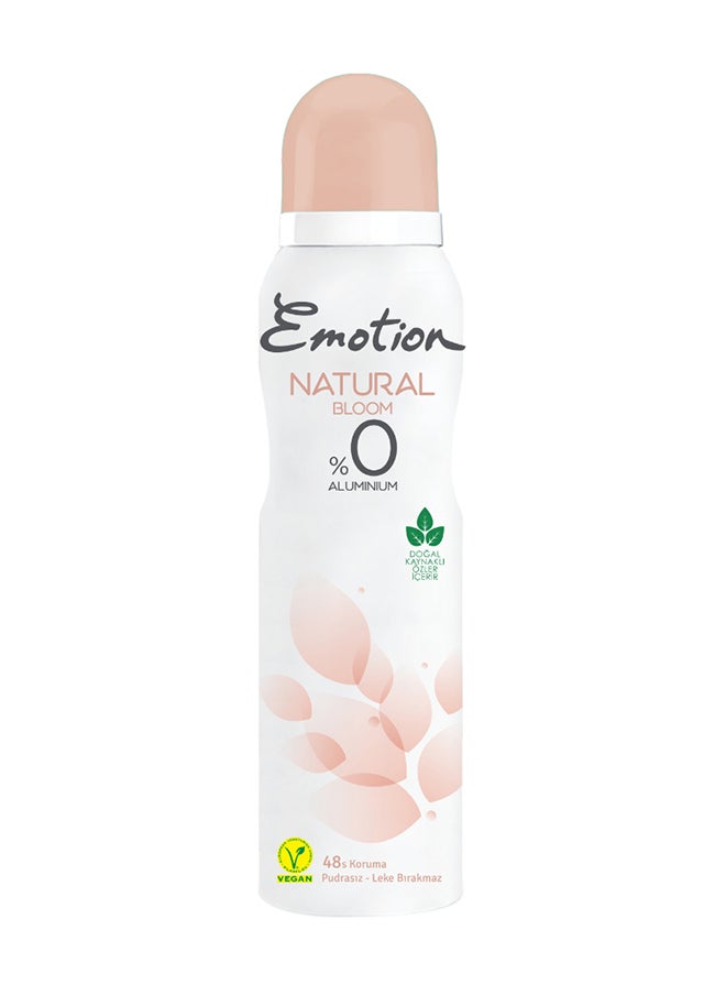 EMOTION - Emotion, Deodorant, Spray, Natural Bloom, 0% Aluminum- 150 Ml - Image 1
