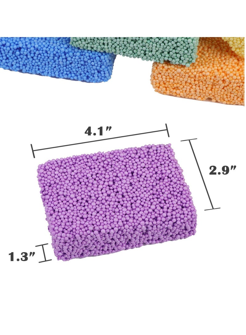 Silly Foam, Creative Modeling Foam Beads, 6 Primary Colors (Monster), Perfect for Preschool and Kids, Arts, Crafts, Sensory Play, Non-Toxic (Red, Orange, Yellow, Green, Blue, Purple)  - Image 2