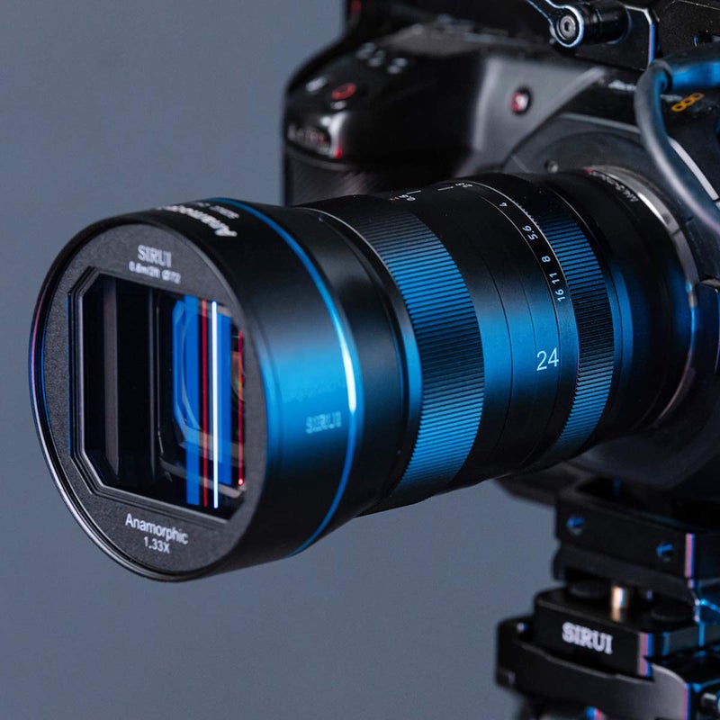 SIRUI 24mm Anamorphic Lens F2.8 1.33X APS-C Camera Lens for E Mount, Blue Flare - Image 3