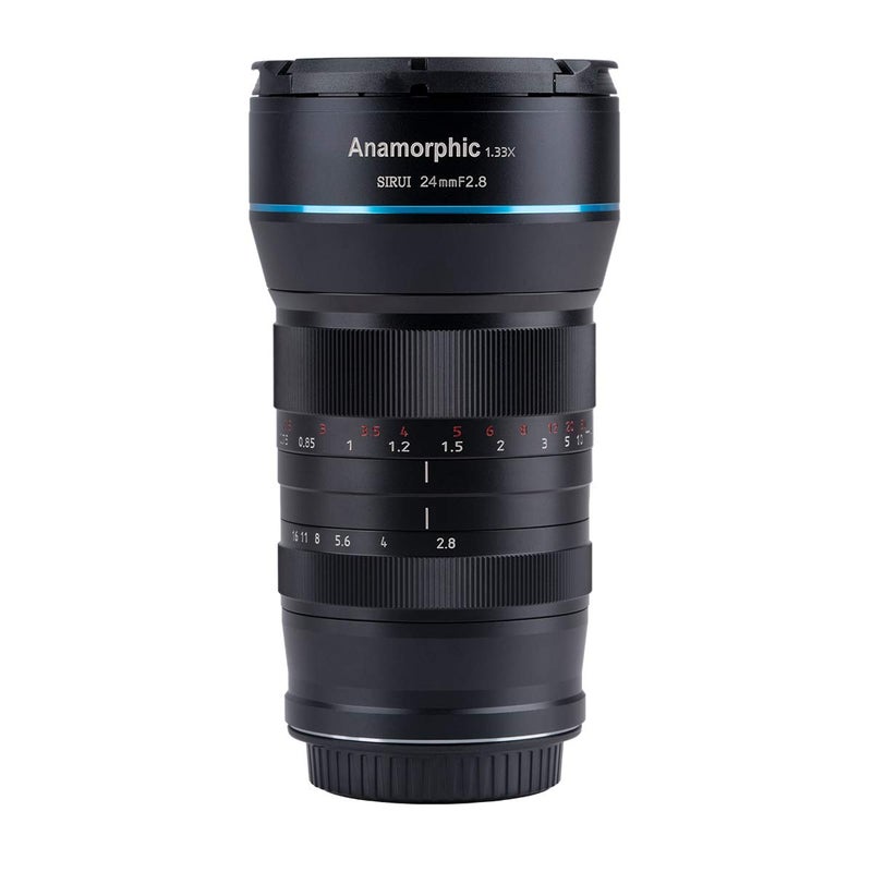 SIRUI 24mm Anamorphic Lens F2.8 1.33X APS-C Camera Lens for E Mount, Blue Flare - Image 1