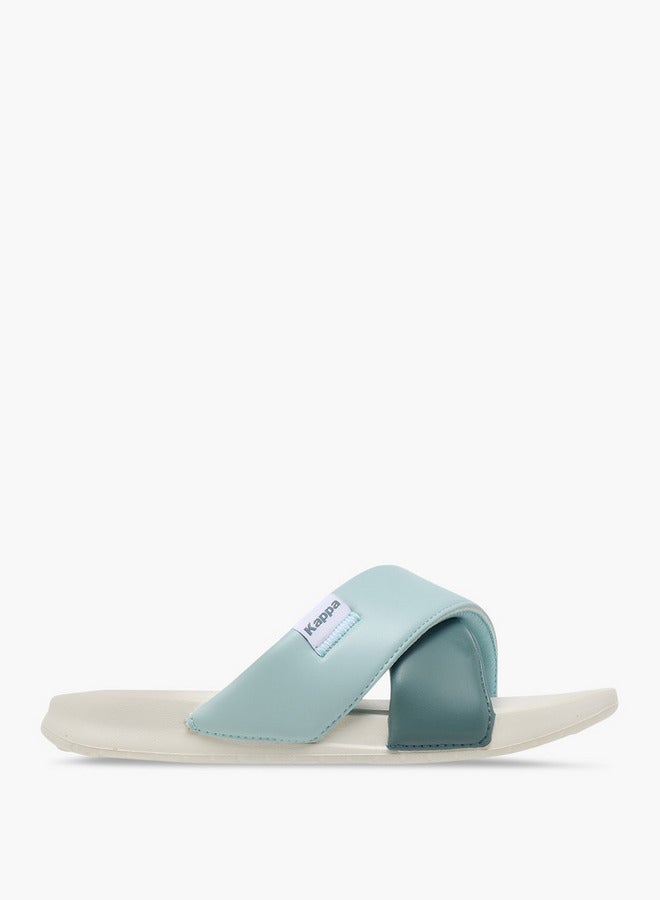 Kappa Women's Colourblock Criss Cross Slip-On Sandals - Image 1