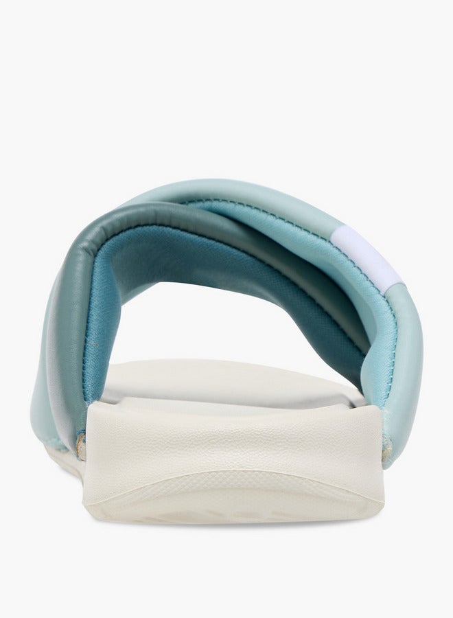 Kappa Women's Colourblock Criss Cross Slip-On Sandals - Image 4