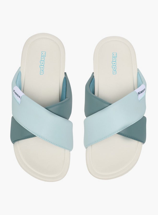 Kappa Women's Colourblock Criss Cross Slip-On Sandals - Image 2
