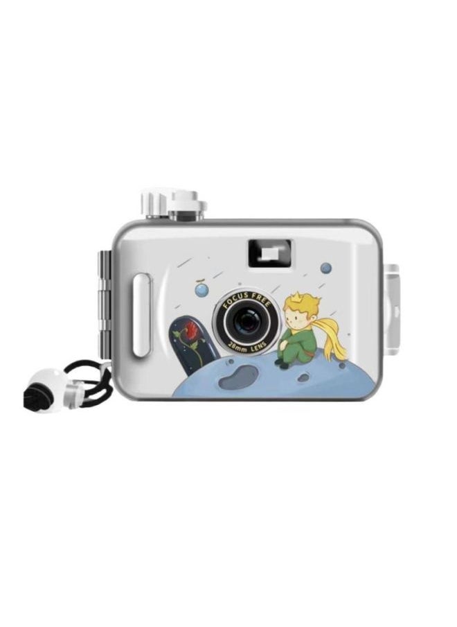 Generic PRAIRE CAMERA STUDENT FOOT CAMERA FEMALE BIRTHDAY Couple Film Photographable Children Waterproof Camera-Body Color:Prince And Rose Style - Single Camera + 12 Colors  - Image 5