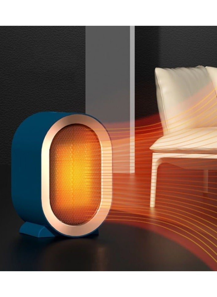 NUMPIG High Power Ceramic PTC Electric Heater – 1200W Small Q Desktop Heater with 2-Position Temperature Control (Green) - Image 5