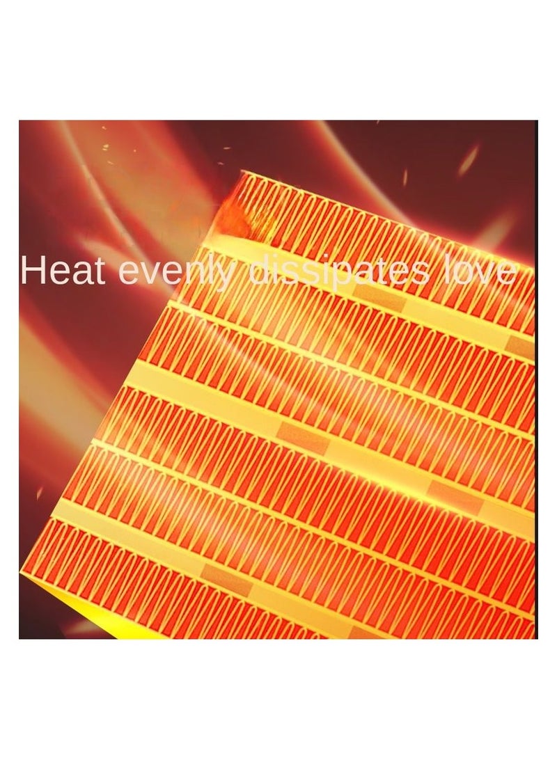 NUMPIG High Power Ceramic PTC Electric Heater – 1200W Small Q Desktop Heater with 2-Position Temperature Control (Green) - Image 3