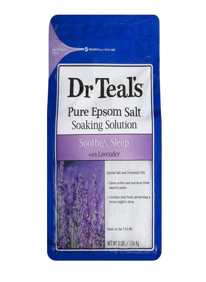 Dr Teal's Advanced Dr. Teals Lavendar Scented Epsom Salt, 48 oz - Image 1