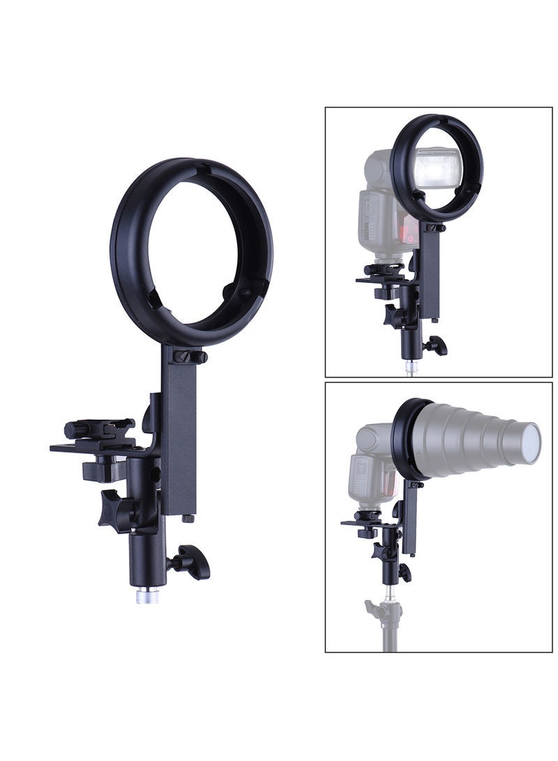 NIBEMINENT L-Bracket Speedlight Flash With Bowens Mount Adapter Multicolor - Image 1
