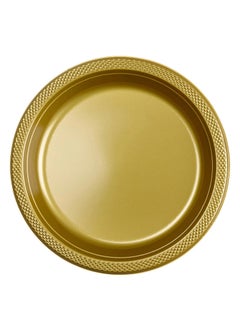 Arrange Your Table with Unbreakable 9-Inch Plastic Plates Pack of 20 - GOLD - pzsku/Z276F1A935CAD934B5A76Z/45/_/1707631843/d8d12b58-8e46-4a40-a15e-8a23f17fdc4e