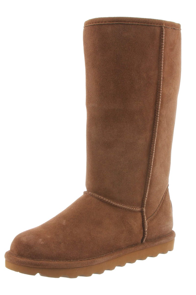BEARPAW Women's Elle Tall Hickory Size 8 | Slip On Boots | Cozy & Comfortable Winter Boot for Women - Image 1