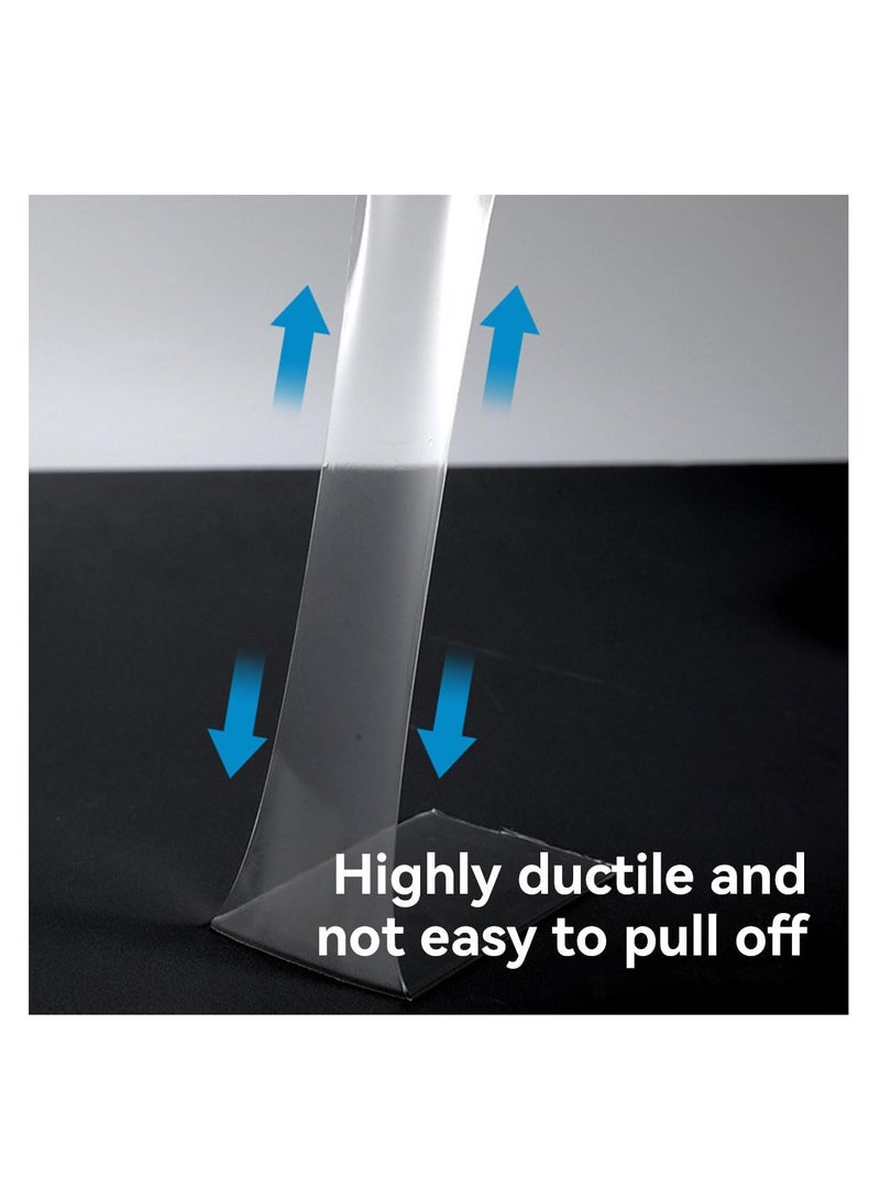 ECVV 5M Magic Adhesive Nano Tape - 3cm Wide, Washable, Waterproof, Double-Sided Transparent Acrylic Gel Mounting Tape - Image 3
