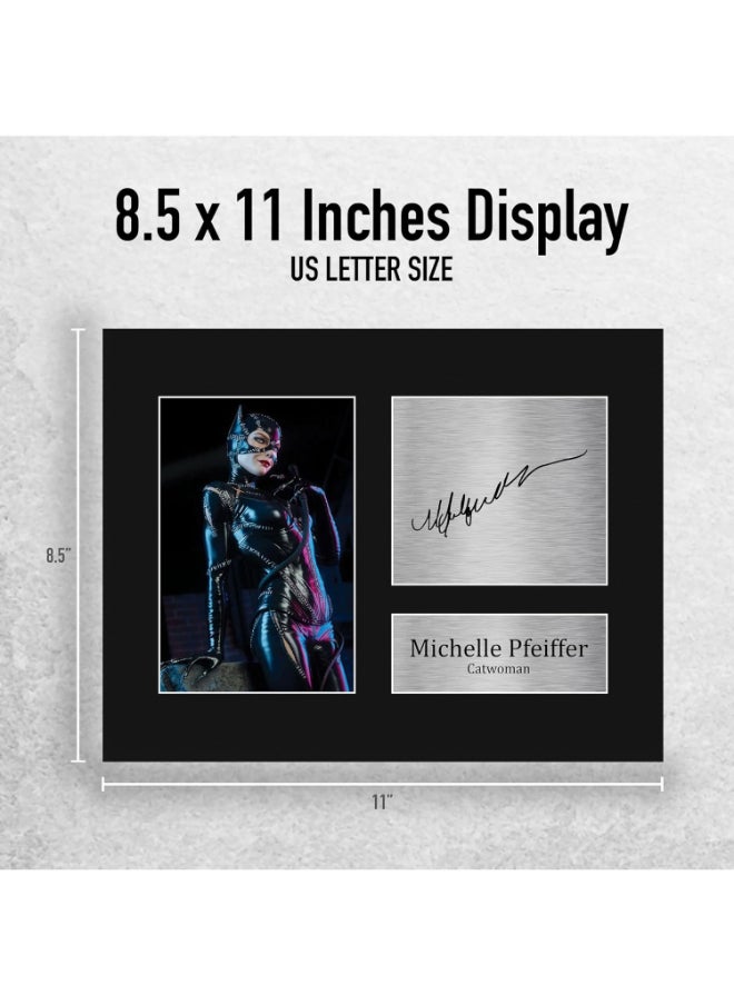 HWC Trading HWC Trading Michelle Pfeiffer Batman Catwoman Presents Printed Gifts Signed Autograph Picture for Movie Memorabilia Fans  - Image 2