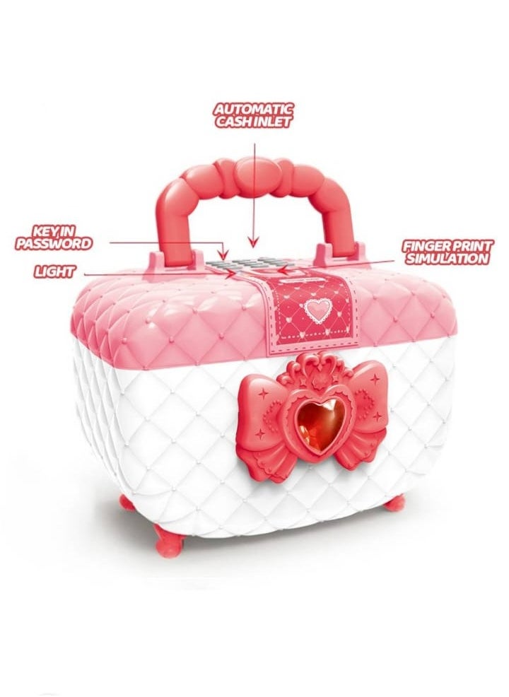 Rally Children's Coin Bank Game Designed as a Bag with an Electronic lock Perfect for Storing Coins  - Image 1