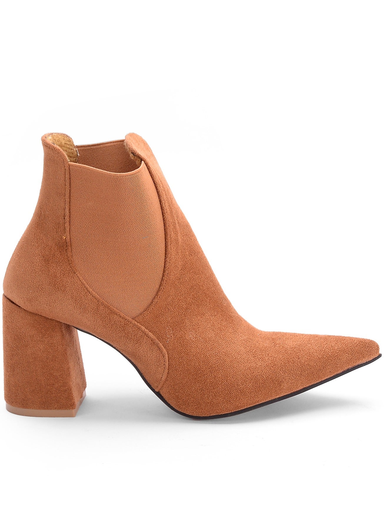 Suede Boot High-Quality R-503-HAVAN