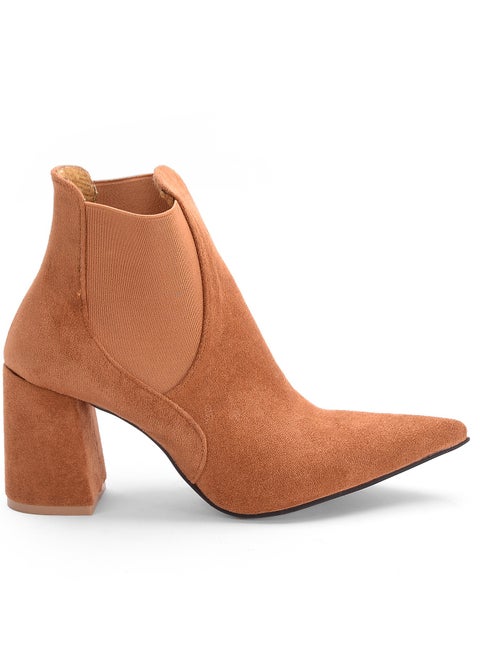 Suede Boot High-Quality R-503-HAVAN