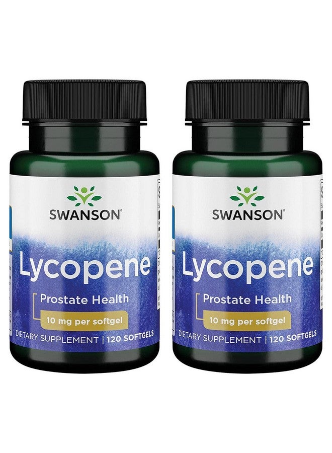 Swanson Lycopene 10 mg 120 Sgels (2 Pack) - Image 1