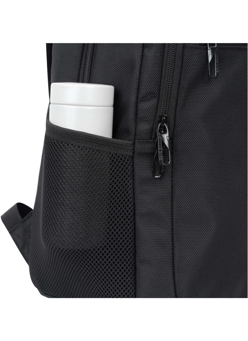 CABINPRO Premium Backpack Water Resistant Daypack with Built-in USB port for Men and Women on Casual Business School College Travel CP014 Black  - Image 5