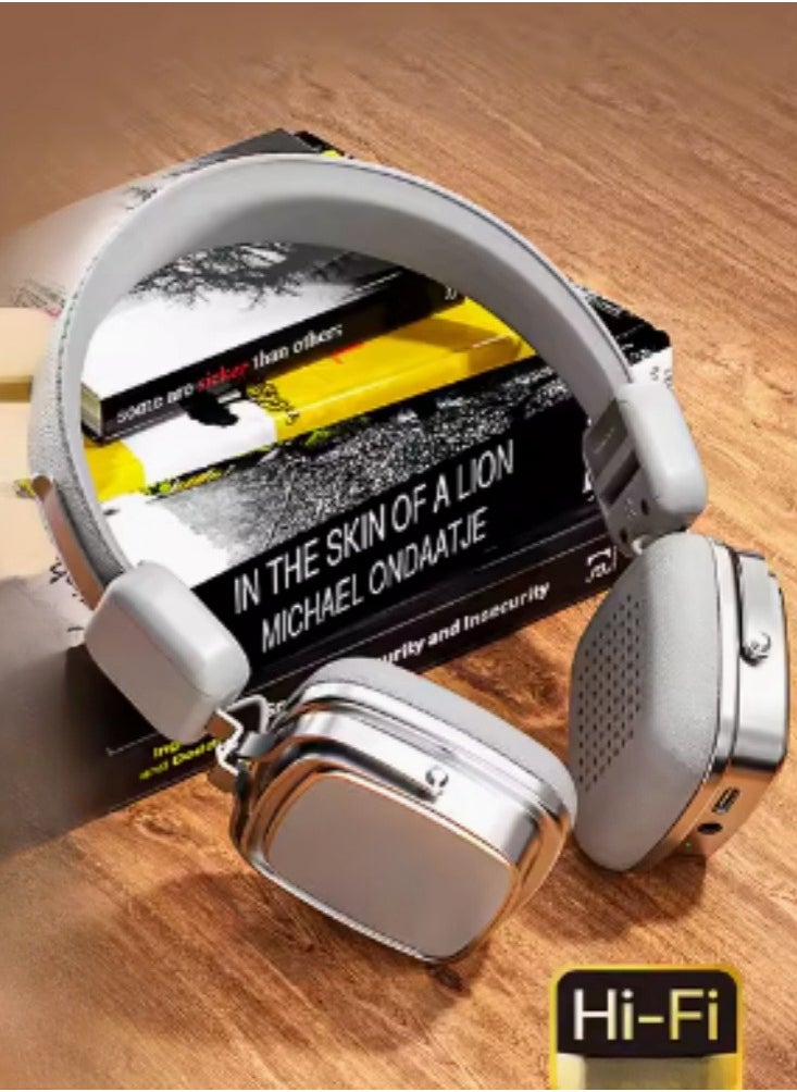Generic Retro Bluetooth wireless headphones with stylish and long-lasting hard core HiFi lossless sound quality  - Image 1