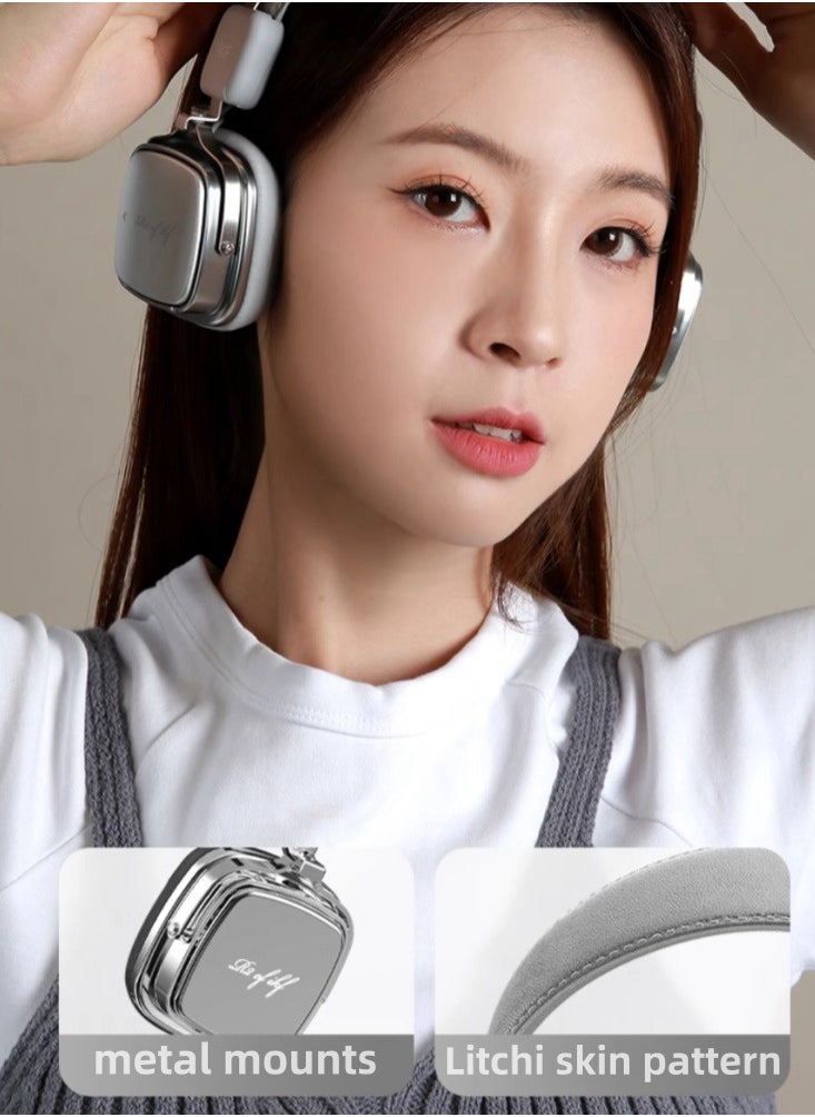 Generic Retro Bluetooth wireless headphones with stylish and long-lasting hard core HiFi lossless sound quality  - Image 3