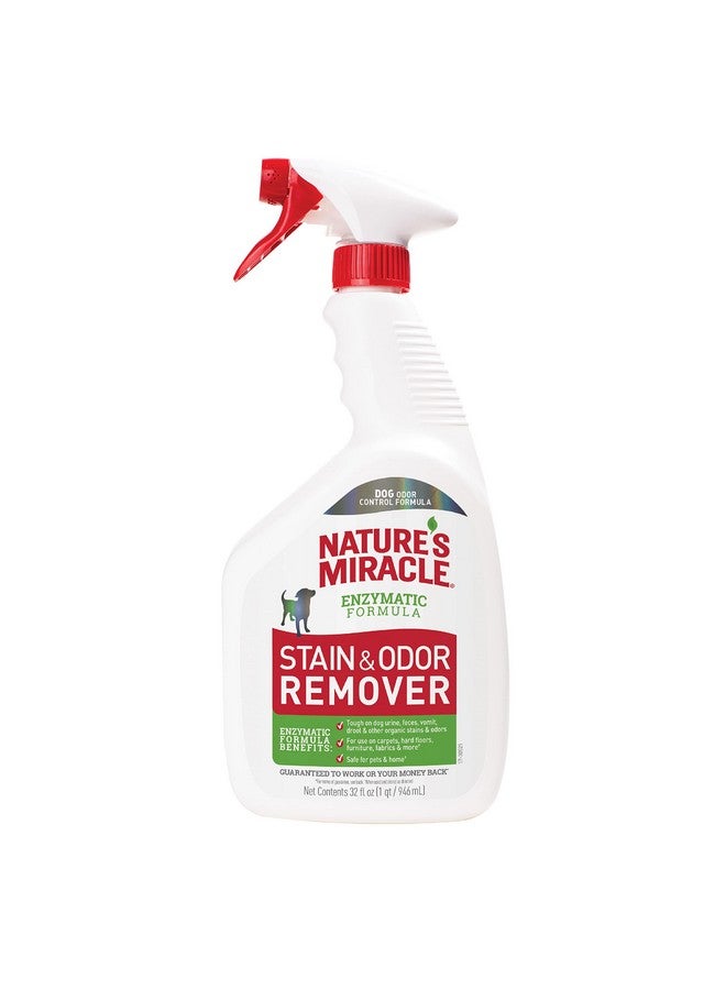نايتشرز ميريكل مزيل البقع والروائح الكريهة للكلاب، تركيبة إنزيمية للفوضى اليومية، 32 أونصة سائلة - Image 1